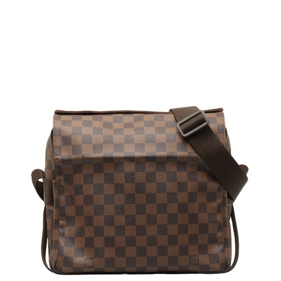 LOUIS VUITTON Brown Damier Leather Shoulder Bag - Picture 1 of 9